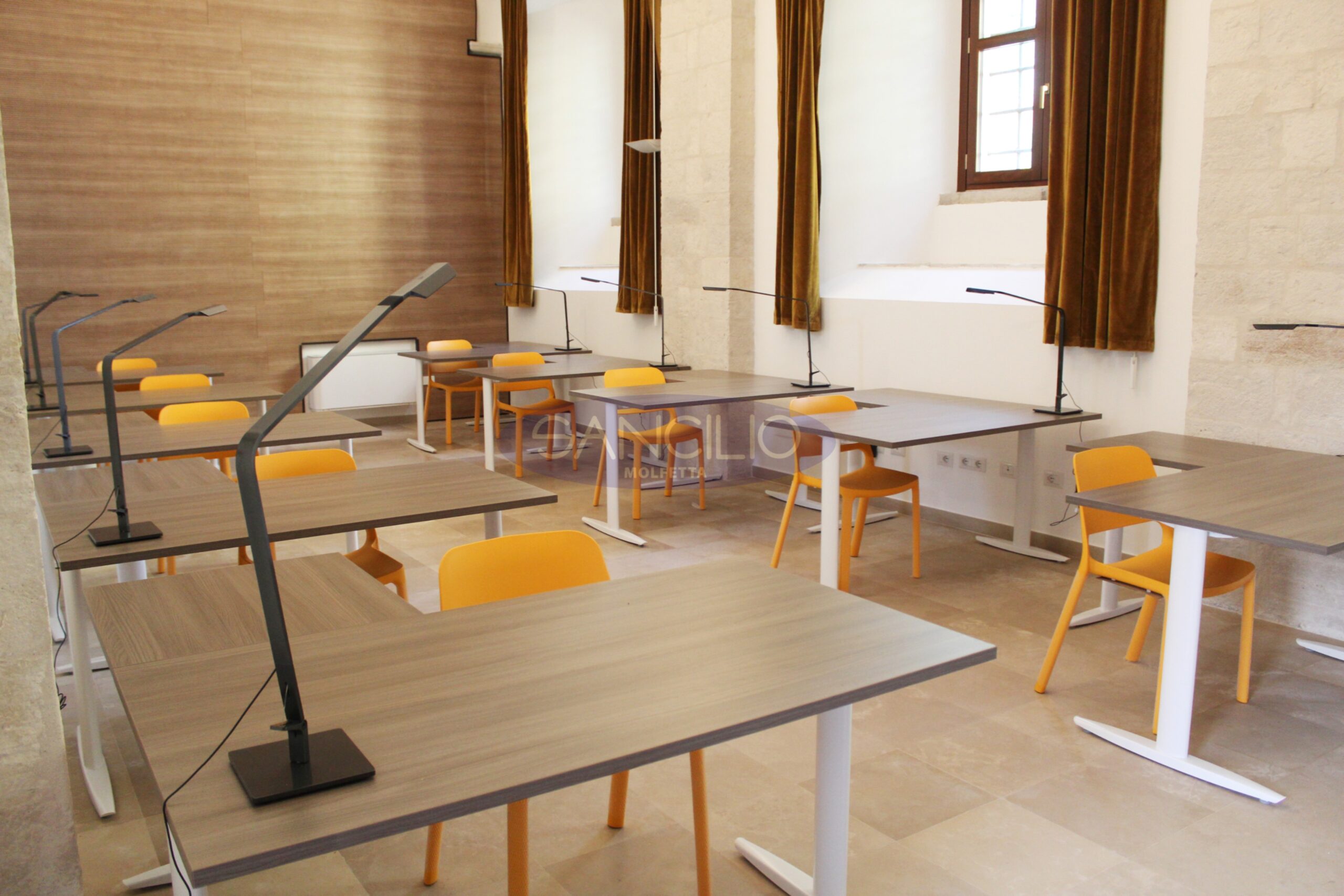 sancilio evotech molfetta - biblioteca comunale molfetta sala lettura sala conferenze meeting
