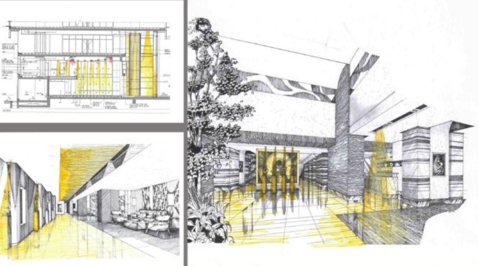 sancilio evotech molfetta - progetto illuminotecnica luci light design ufficio lavoro luce schermo plafoniera lampada