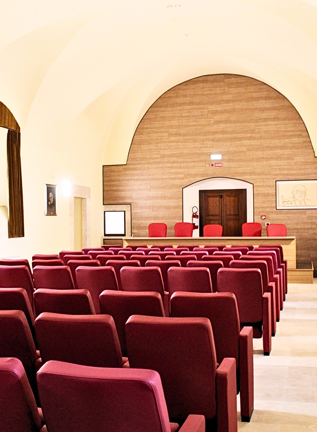 sancilio evotech molfetta - acustica fonoassorbenza trattamento correzione riverbero eco auditorium sale di comunità congressi riunioni conferenza meeting