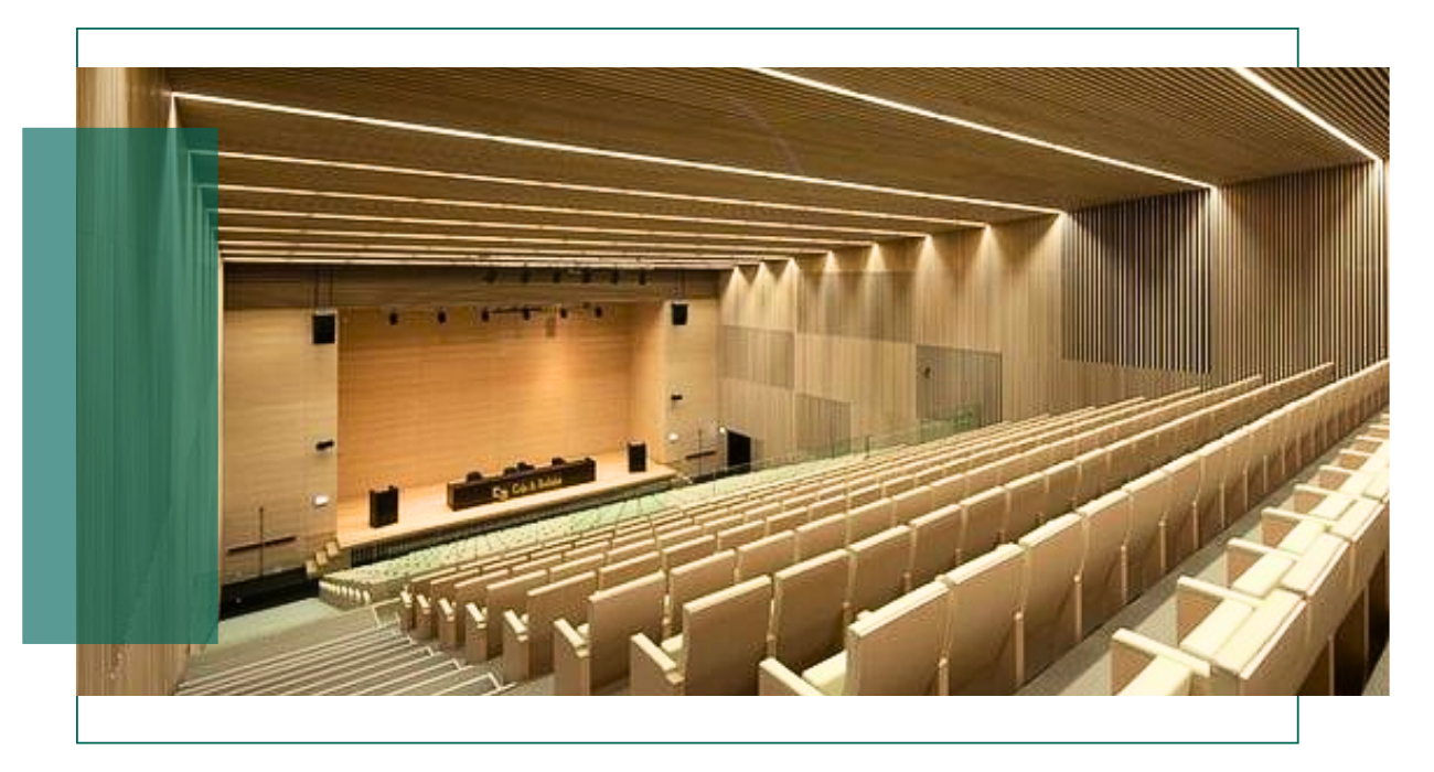 sancilio evotech molfetta - acustica fonoassorbenza trattamento correzione riverbero eco auditorium sale di comunità congressi riunioni conferenza meeting