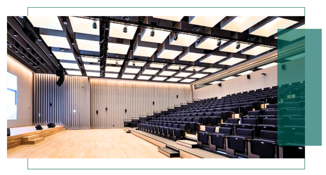 sancilio evotech molfetta - acustica fonoassorbenza trattamento correzione riverbero eco auditorium sale di comunità congressi riunioni conferenza meeting