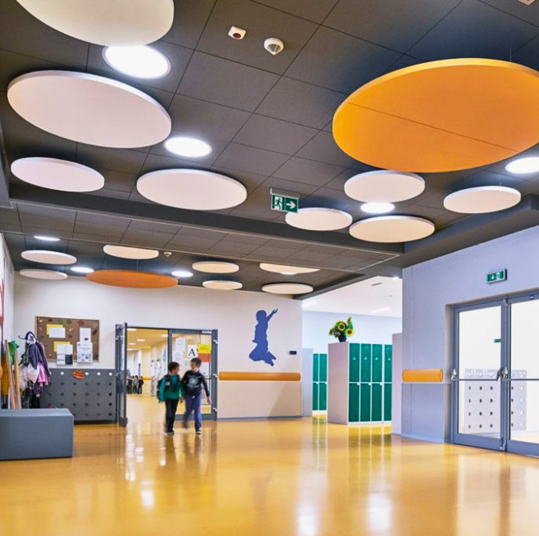 sancilio evotech molfetta - trattamento correzione acustica fonoassorbenza rumore eco aula stanza auditorium centro congressi uffici scuola istituto scolastico