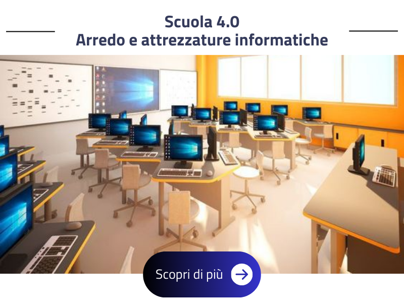 sancilio evotech molfetta - servizi prodotti - pnrr scuola 4.0 arredo tecnologia digital devices